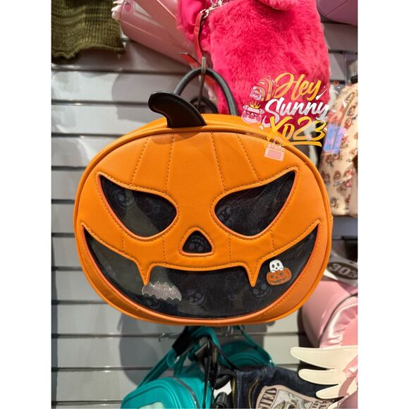 Pumpkin Figural Pin Collector Mini Backpack main image 5